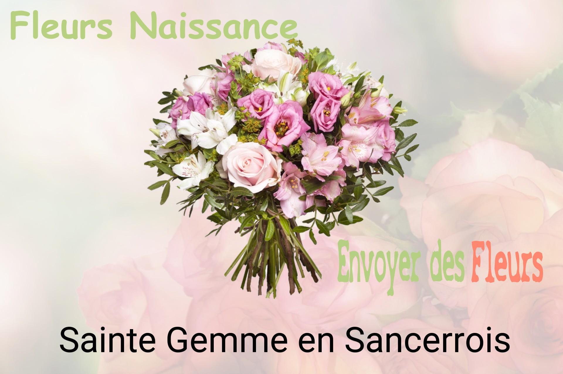 Bouquet de fleurs de naissance livré à Sainte-Gemme-en-Sancerrois