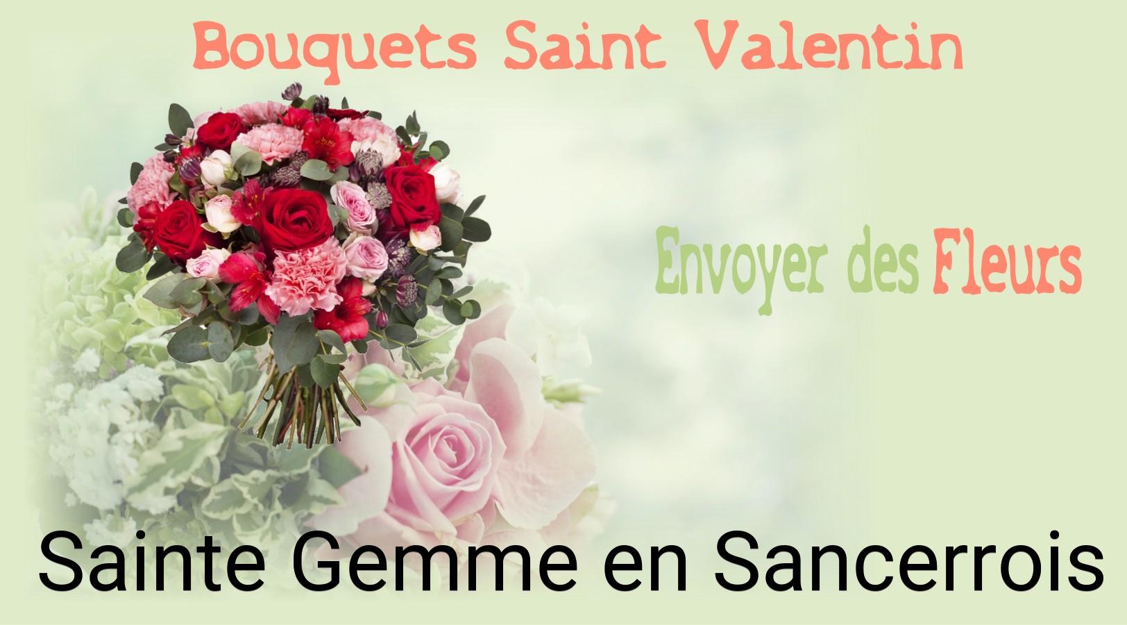 Roses de Saint-Valentin livrées à Sainte-Gemme-en-Sancerrois